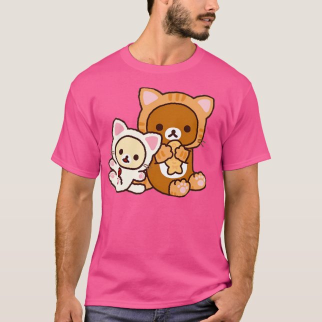 Rilakkuma-and-korilakkuma-in-Costumes T Shirt (Framsida)