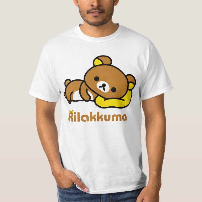 " Rilakkuma Slappna av Bear Tecknade figurer" T Shirt (Framsida)