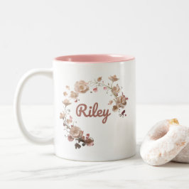Riley Blommigt Mugg