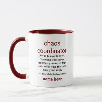 RILEY Chaos Coordinator Definition Office Coarbeta Mugg