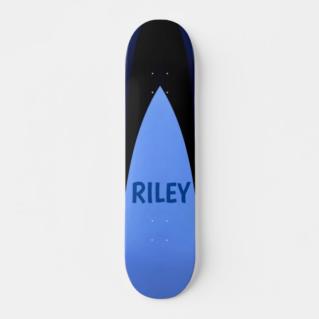 RILEY ~ Coola Skateboard: Underbar gåva Mini Skateboard Bräda 18,5 Cm (Framsida)