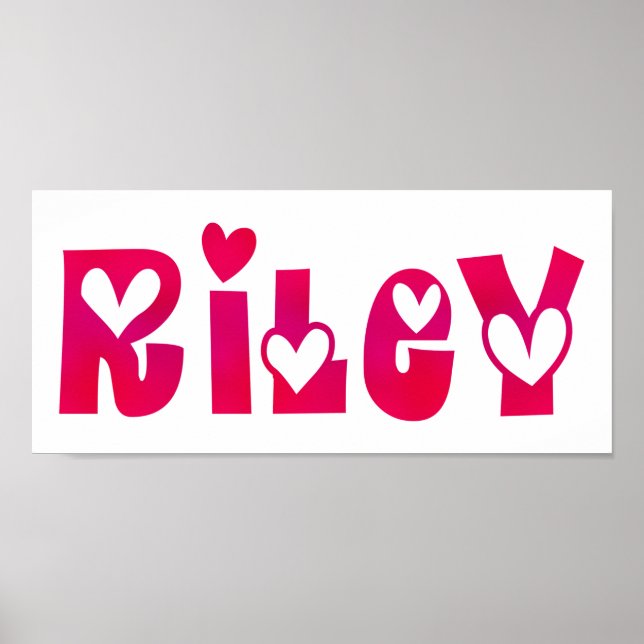 Riley i Hearts Poster (Framsidan)