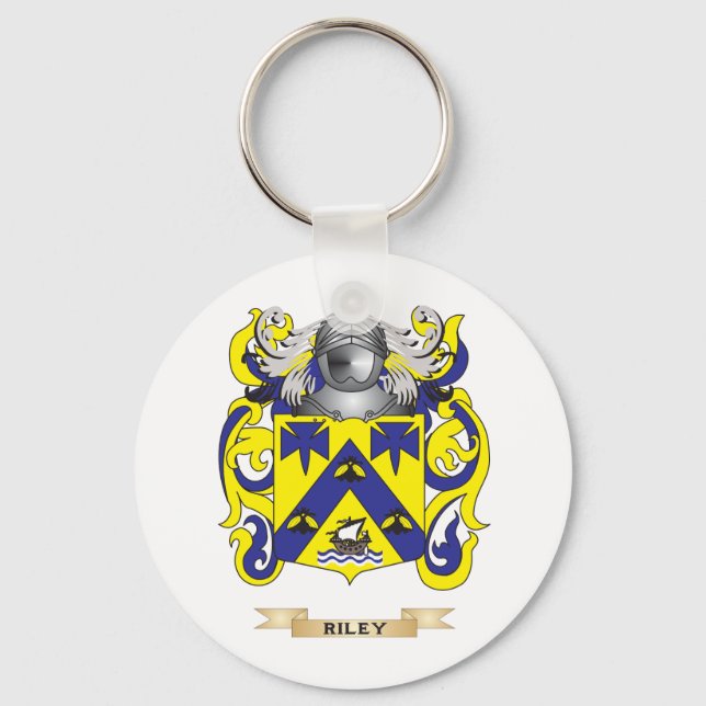Riley Jackar av Arm (Family Crest) Nyckelring (Framsida)