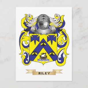 Riley Jackar av Arm (Family Crest) Vykort