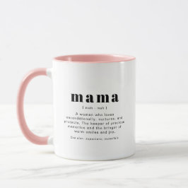 RILEY Modern Mamma Definition Mors dag Photo Mugg