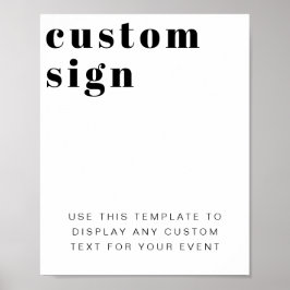 RILEY Retro Modern Modern Anpassningsbar, redigerb Poster