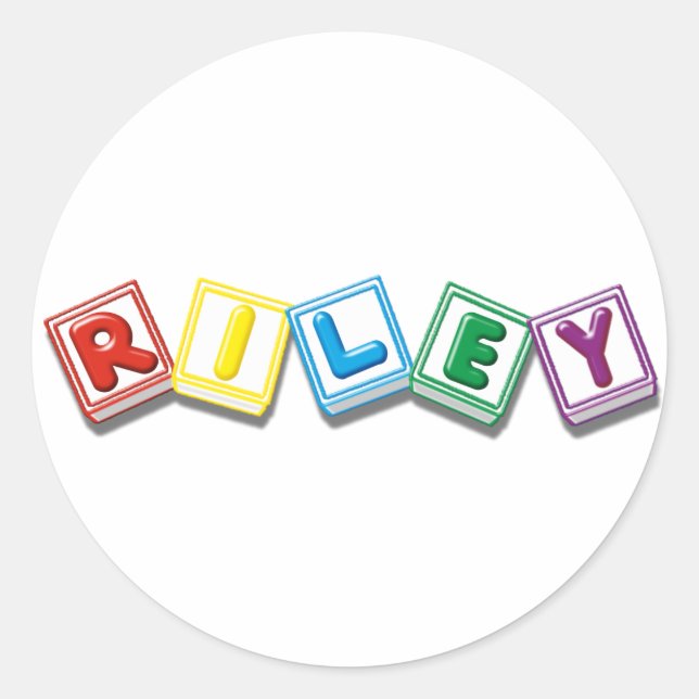 Riley Runt Klistermärke (Framsida)