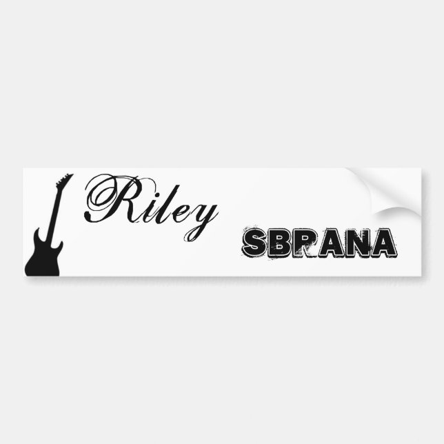 Riley Sbrana bildekal (Framsidan)