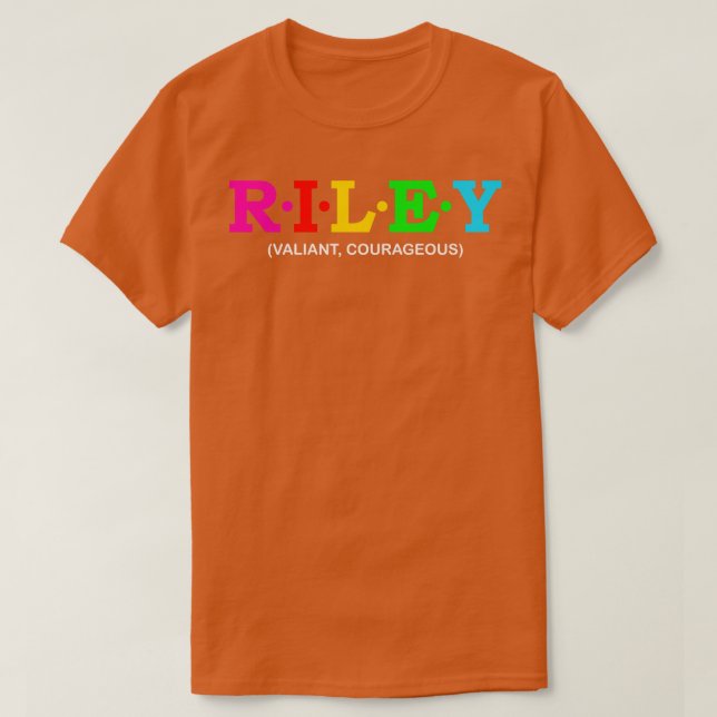 Riley Valiant Couragous 1 T Shirt (Design framsida)