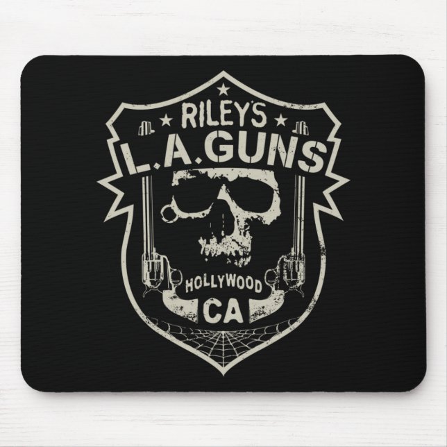Rileys L.A.GUNS Mouse Pad Musmatta (Framsidan)