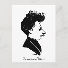 Rilke Caricature Vykort