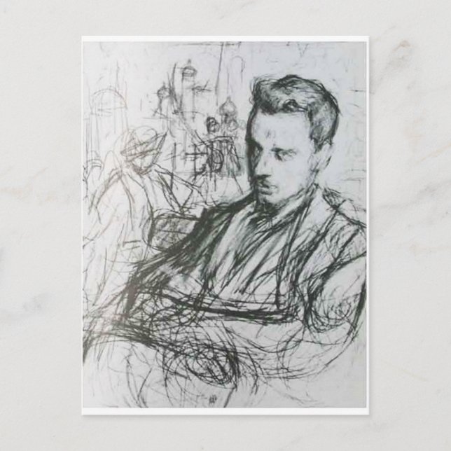 Rilke - Sketch Vykort (Framsida)