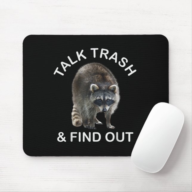 Rilöjliga Raccoon & Raccoon Clothes Talk Sopor an Musmatta (Med mus)