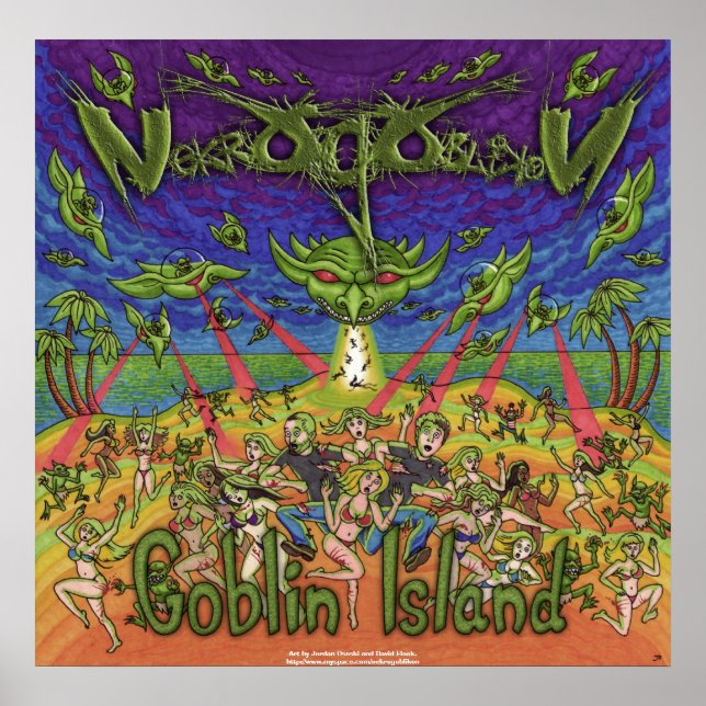 Rilöjligt stor "Goblin Island" Poster (Framsidan)