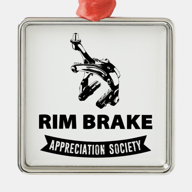 Rim Brake Apprecition Society Julgransprydnad Metall (Framsidan)