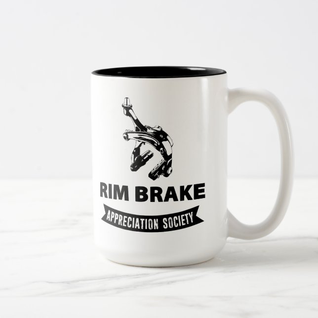 Rim Brake Apprecition Society Två-Tonad Mugg (Höger)
