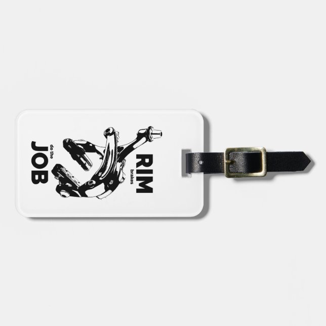 Rim bromsar utför jobbcyklingen bagagebricka (Horisontell Framsida)