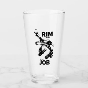 Rim bromsar utför jobbcyklingen glaskopp