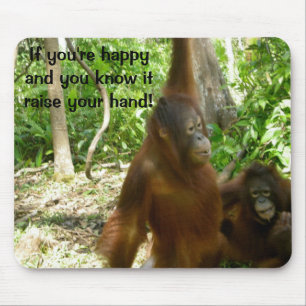 Rim för barnkammare för djungelprimat djurt musmatta