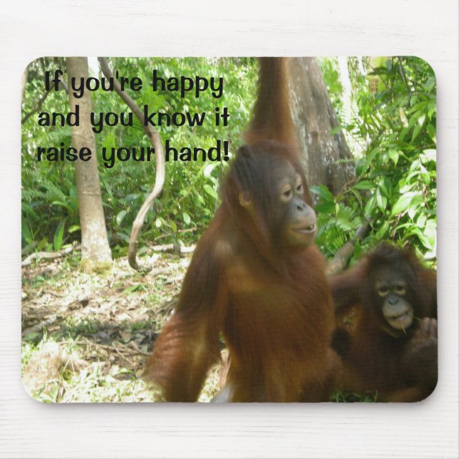 Rim för barnkammare för djungelprimat djurt musmatta (Framsidan)