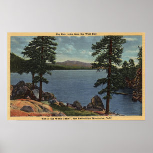 Rim O'the World Drive, Väster End View Poster