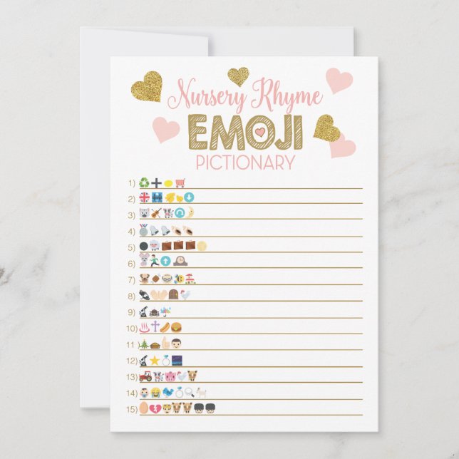 Rim & priset för baby showerlekbarnkammare är inbjudningar (Framsida)