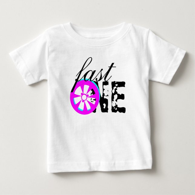 Rim Racing Car Neon Snurrande Ett T Shirt (Framsida)
