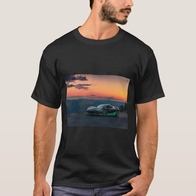 Rimac Sunset T Shirt (Framsida)