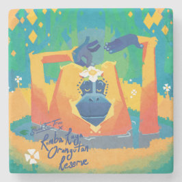 Rimba Raya Orangutan Reserve Stone Underlägg