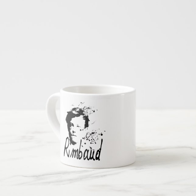 RIMBAUD 2x Kaffe Kopp Espressomugg (Framsida vänster)