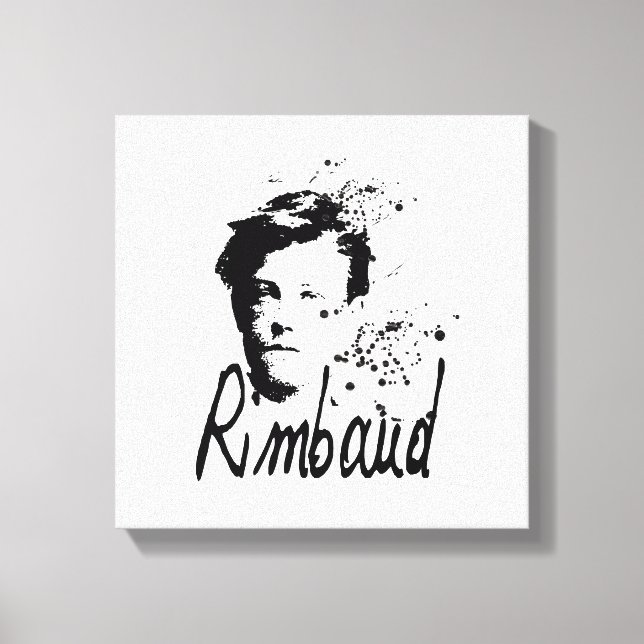 RIMBAUD - Graphic Art Canvas (Framsida)