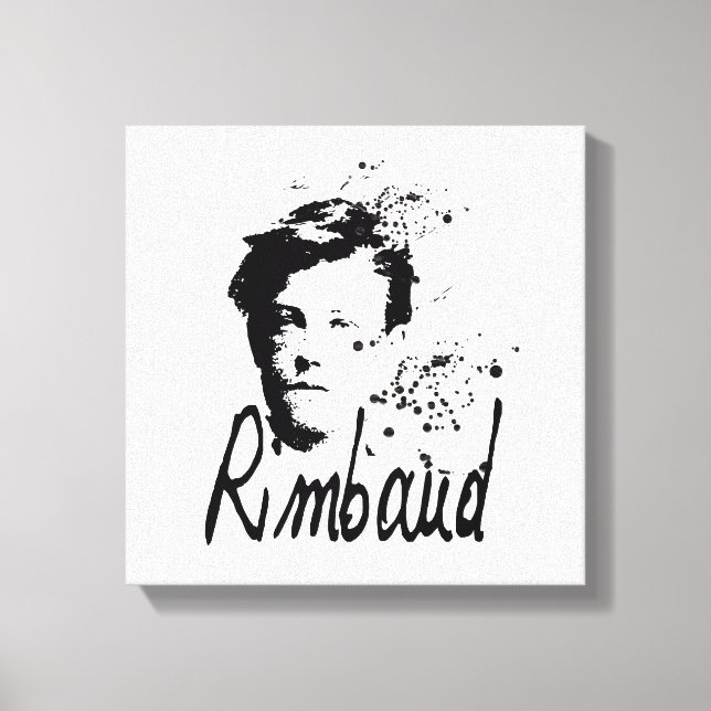 RIMBAUD - Graphic Art Canvas (Framsida)