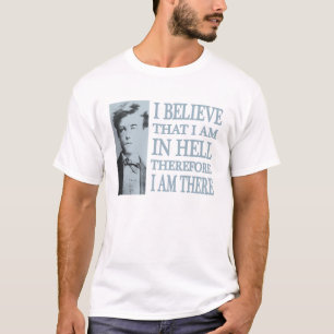 Rimbaud i helveteutslagsplats t shirt