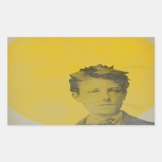 Rimbaud Rektangulärt Klistermärke