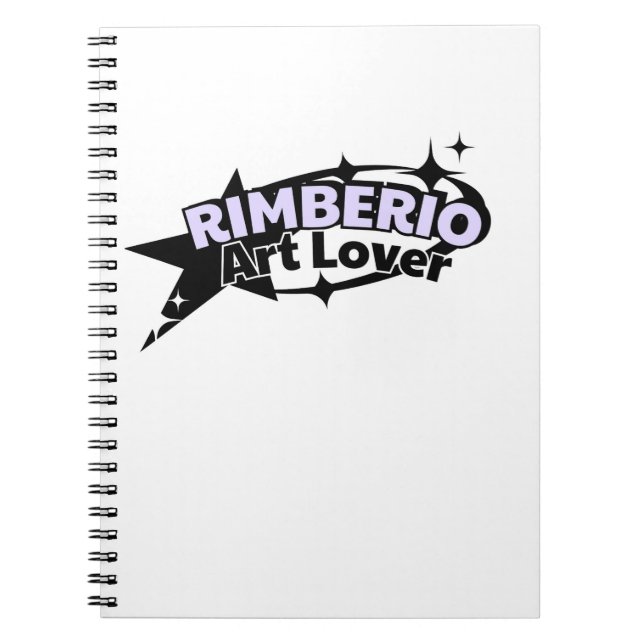 Rimberio Art Lover-logotyp Anteckningsbok (Framsidan)