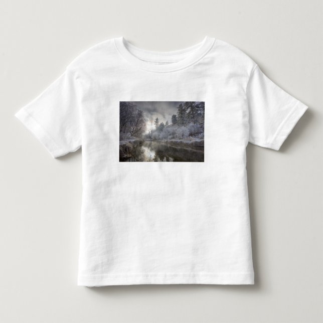 Rimfrost längs en sänka på Kelly Island Tee (Framsida)
