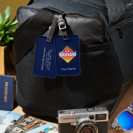 Rimini Emilia-Romagna Italien Retro Sunset Vintage Bagagebricka