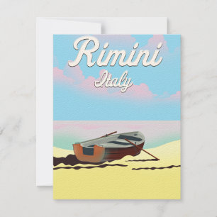 Rimini Italien strand affisch