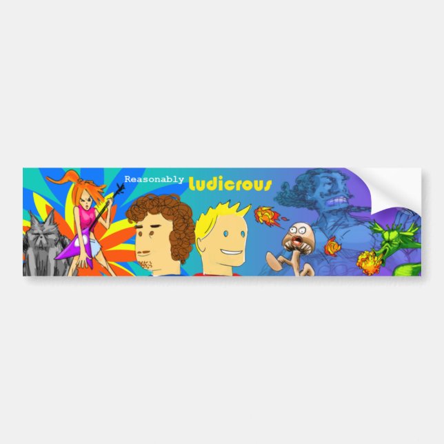 Rimligen löjlig bildekal (Framsidan)