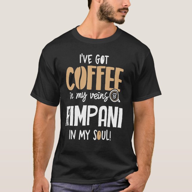 Rimpani Graphic for Coffee Älskare Gift - In My Ve T Shirt (Framsida)