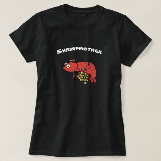 Rimpmor T-Shirt med Berried Shrimp (Design framsida)