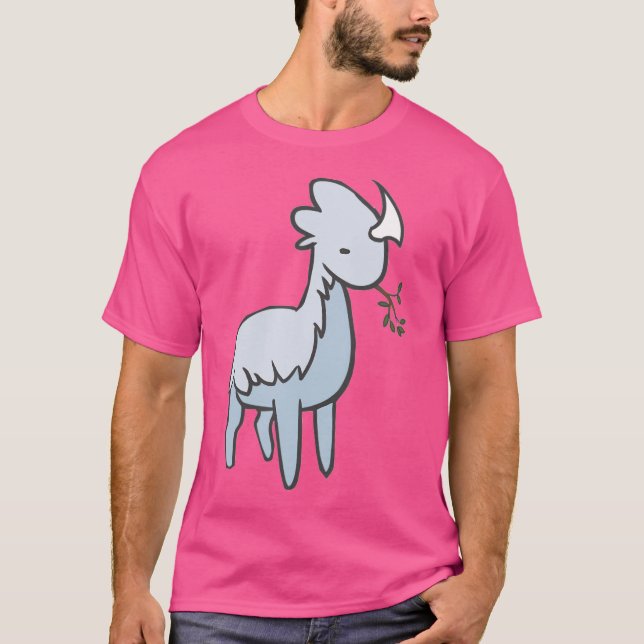 Rimworld Ate without Bord -3Thrumbo Rimworld T Shirt (Framsida)