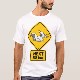 Rimworld Megaspider Warning Road Sign funny meme i T Shirt