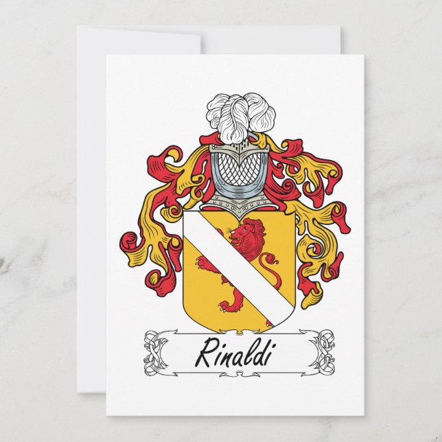 Rinaldi Family Crest (Framsida)