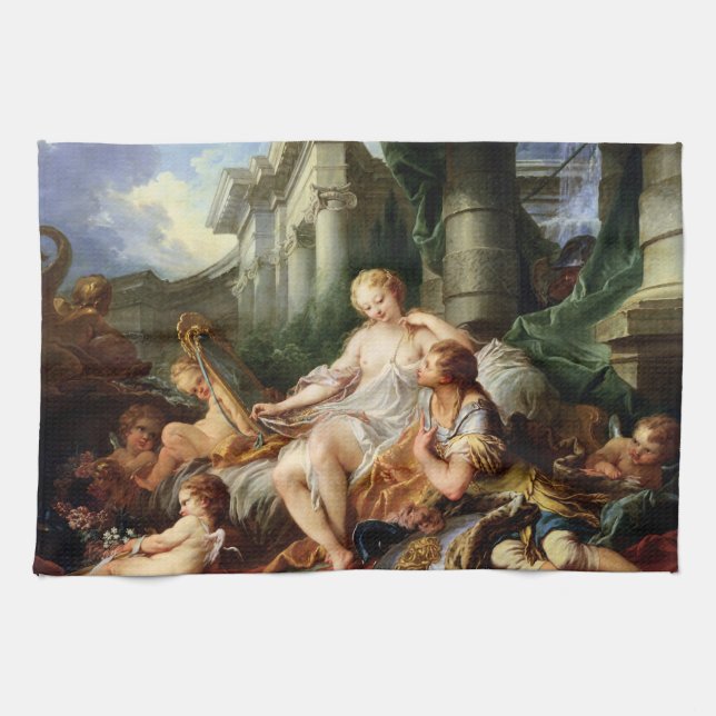 Rinaldo och Armida av François Boucher Kökshandduk (Horisontell)