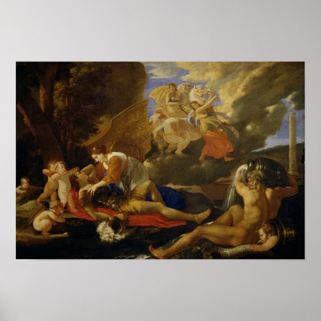 Rinaldo och Armida Poster (Framsidan)