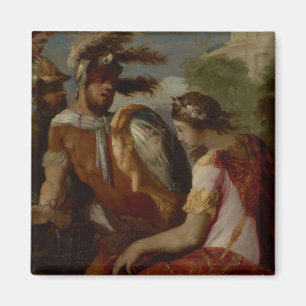 Rinaldo och Spegel-Skydda, c.1650-55 Magnet