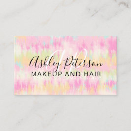 Rinarmad chic av tippningsfärg och hårfärg visitkort