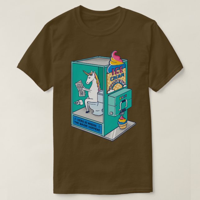 Rinbög för iskräm t shirt (Design framsida)