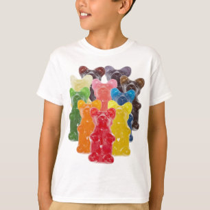 Rinbow färg candy älskare gummibjörn tröja